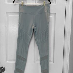 Gray High-Waisted Leggings